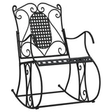 Rocking Bench Black Steel Standard Rocking Bench Rectangular 318830