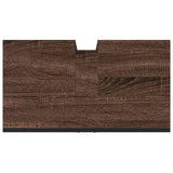 Bathroom Sink Cabinet Brown Oak 60x33x60 cm Engineered Wood 842460