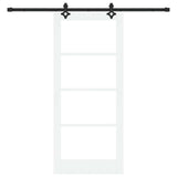 Sliding Door Manual ORKDAL White 86 x 198.5 cm Wood and metal 3332200
