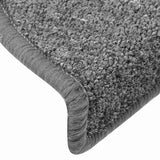 Stair Mats 30 pcs 65x24x4 cm Dark Grey Half Round Large 3365761