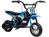 Kids Electric Motorbike 3 Gearboxes Speed Ride on Motorcycle with 40min Ranges - Blue T3398P555165