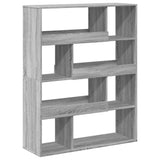 Bookcase Grey Sonoma 100x33x125.5 cm Engineered Wood 3309335