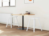 Dining Chairs 2 pcs White 46 x 37 x 63 cm Solid Rubber Wood 42020462