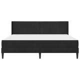 Bed Frame with Mattress Black 180 x 200 cm Velvet 3415249