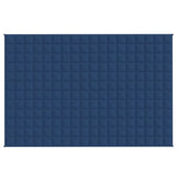 Weighted Blanket Blue 135x200 cm Single 6 kg Fabric 3154849
