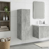 Wall-mounted Bathroom Cabinet Concrete Grey 33 x 34.5 x 60 cm 890665