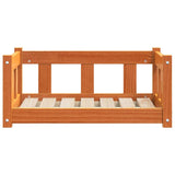 Dog Bed Wax Brown 65.5 x 50 x 28 cm Solid Pine Wood 869883
