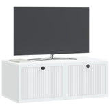 Wall-Mounted TV Cabinet White 78.5 x 41 x 30 cm Engineered Wood 898005