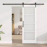 Sliding Door Manual ORKDAL White 73.5 x 198.5 cm Wood and metal 3332464
