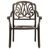 Bistro Set Bronze Cast Aluminium Medium Durable Bistro Set 3216337