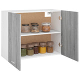 Hanging Cabinet Lyon Grey Sonoma 80x31x60 cm Engineered Wood 815589