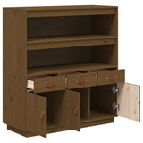 Highboard Honey Brown 100x40x108.5 cm Solid Wood Pine 820165