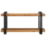 ZNTS Wall Shelf 90x33x45 cm Solid Wood Acacia 4017487