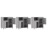 Sideboards 3 pcs Grey Sonoma Engineered Wood 3190147