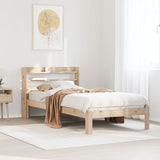 Bed Frame with Headboard without Mattress 75x190 cm Small Single 3306772