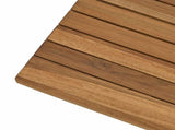 Table Top 90 x 45 x 3.5 cm Rectangular Solid Teak Wood Natural 42033156