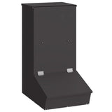 Pig Feeder Black 55 x 38 x 76 cm Cold-Rolled Steel 874636