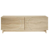 Coffee Table Sonoma Oak 102 x 50.5 x 35 cm Engineered Wood 8011452