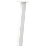 Coffee Table Legs 4 pcs White 42 cm Steel 4012489
