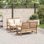 Garden Sofa Set Natural Solid teak wood 3356856