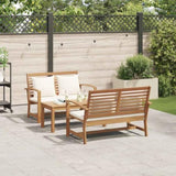 Garden Sofa Set Natural Solid teak wood 3356856