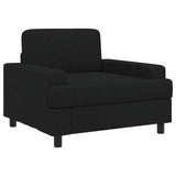 Armchair Black Fabric 42043456