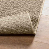 Rug ZIZUR Beige 240x340 cm Jute Look Indoor and Outdoor 4010413