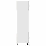 Hanging Cabinet Black Oak 60 x 57 x 207 cm Engineered Wood 3334018