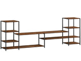 TV Unit for TVs up to 60 Inches, Industrial TV Stand with Storage Shelves, Entertainment Centre for T3398P377872