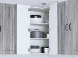 Wall Corner Cabinet LUCCA Grey Sonoma 57 x 57 x 100 cm 885171