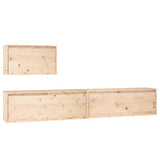 TV Cabinets 3 pcs Solid Wood Pine 3100274
