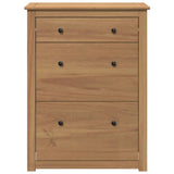 Shoe Cabinet PANAMA 80x35x105 cm Solid Wood Pine 4016392