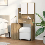 Dressing Table Artisan Oak 80 x 35 x 132 cm Engineered Wood 868881