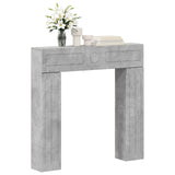 Fireplace Surround Concrete Grey 102 x 18 x 100.5 cm 8006609