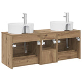 Bathroom Cabinet Set 3 pcs Artisan Oak 49.5 x 44.5 x 65 cm 3405882