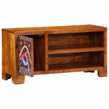 TV Cabinet Multicolour 90x30x45 Solid Wood Acacia 4016505