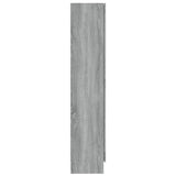 Vitrine Cabinet Grey Sonoma 82,5x30,5x150 cm Engineered Wood 815118