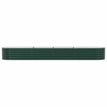 Garden Raised Bed Green 400 x 80 x 44 cm Steel 42008127