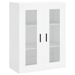 Highboard White 69.5x34x180 cm Engineered Wood 3198545