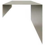 Garden Cover Profile 10 pcs 100 x 15 x 15 cm Stainless Steel 8012971