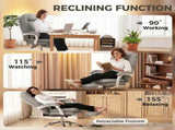 Ergonomic Executive Office Chair, Reclining Desk Chair with Lumbar Support, Footrest, Plush Thick T3398P553441