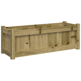 Garden Planter 90x31x31 cm Impregnated Wood Pine 837457