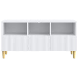 TV Cabinet with Drawer White 102 x 34.5 x 50 cm Engineered Wood 894675