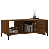 Coffee Table Brown Oak 102x50x40 cm Engineered Wood 829307
