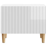 Coffee Table High Gloss White 49 x 50 x 40 cm Engineered Wood 894739