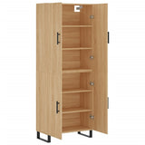 Highboard Sonoma Oak 69,5x34x180 cm Engineered Wood 3195702