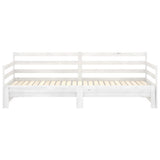 Pull-out Day Bed without Mattress White 2xcm 806956