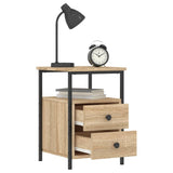 Bedside Cabinet Sonoma Oak 34x35.5x50 cm Engineered Wood 826015