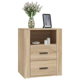 ZNTS Bedside Cabinet Sonoma Oak 50x36x60 cm Engineered Wood 816731