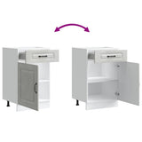 Kitchen Base Cabinet Kalmar Concrete Grey Engineered Wood 853481